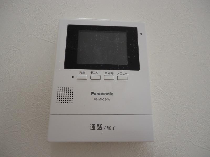 その他設備　※モニタ付インターホン！ 来訪者の顔が見えるから安心☆