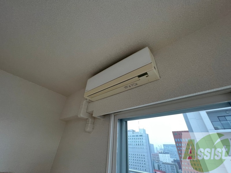 その他設備　エアコンが設置してありますので、寒暖対策もばっちり。