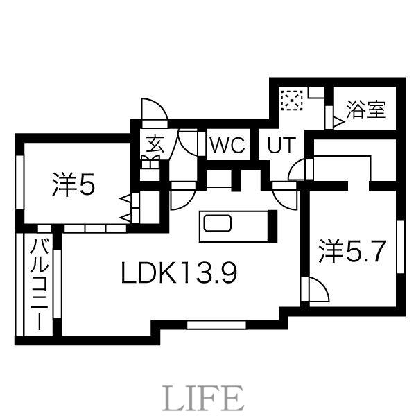 カレラ山の手の間取り写真