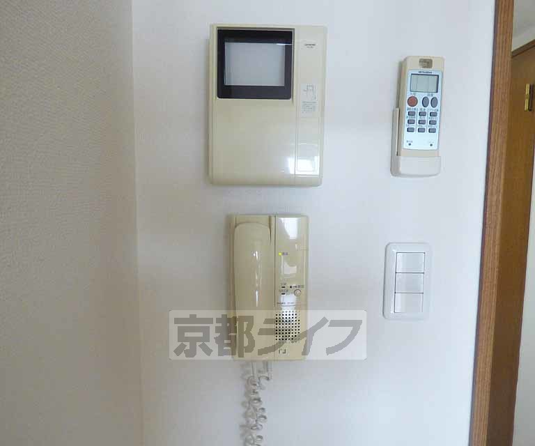 セキュリティ　来客も安心です。