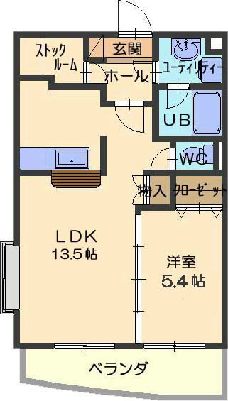 名鉄犬山線 西春駅 徒歩12分 3階建 築21年の間取り写真