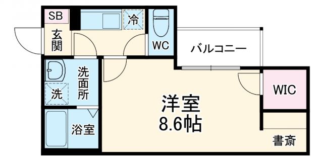 ベイルームフォレスト江田の間取り写真