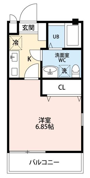ＪＲ川越線 西大宮駅 徒歩9分 3階建 築8年の間取り写真
