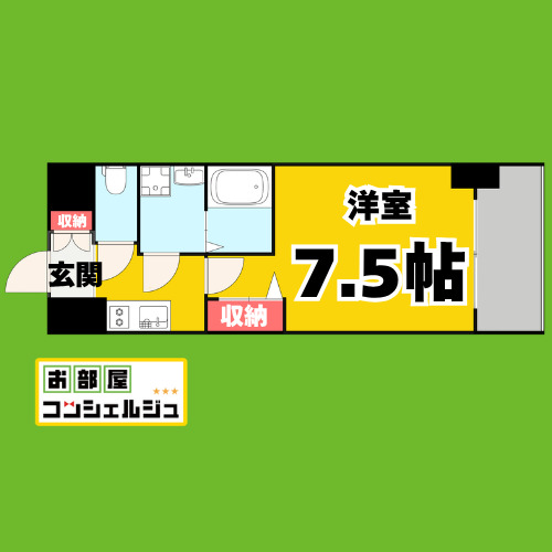 プレサンス桜通ザ・タイムズの間取り写真