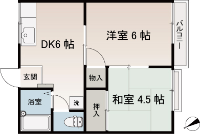 トラリュームアラキの間取り