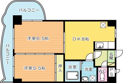 ロイヤルマジェスティの間取り