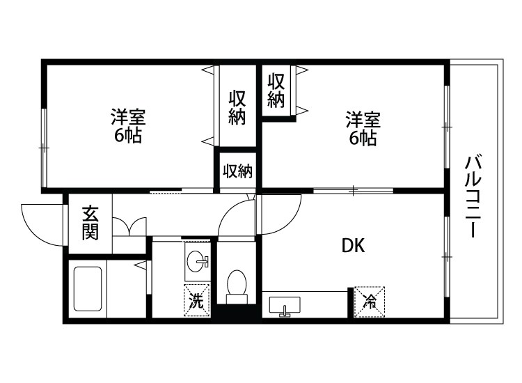 ボワセゾンの間取り