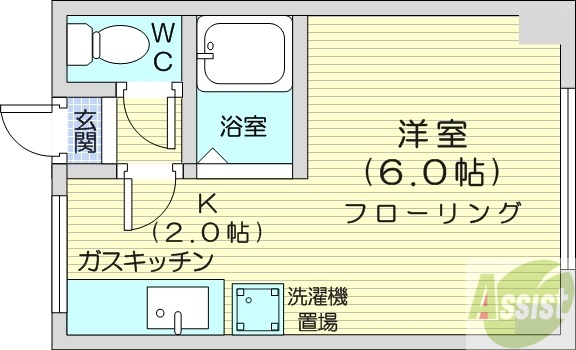 シンエービルの間取り