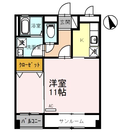 サンフラワーの間取り