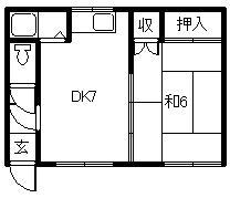 ＴＯＫＩＷＡ　ＦＬＡＴＳの間取り