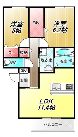 プロスペリテの間取り