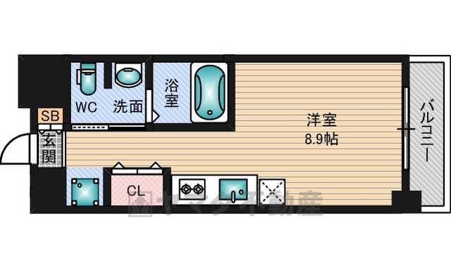 グレンパーク江坂2の間取り