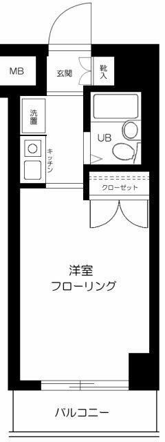 スカイコート品川６の間取り