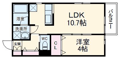 横浜市旭区本宿町のマンションの間取り