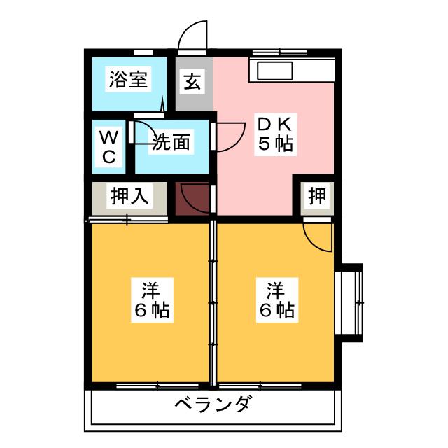 ハイツ木村の間取り