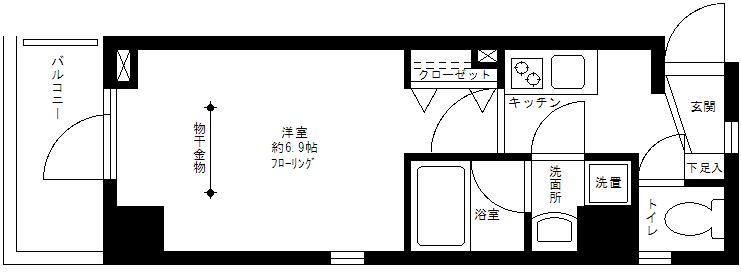 プライムアーバン白山の間取り