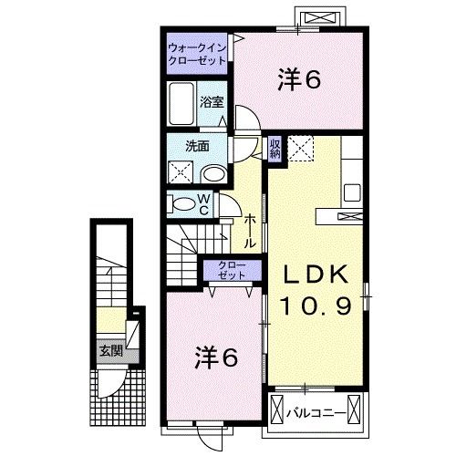 ラフレシールIIIＡの間取り