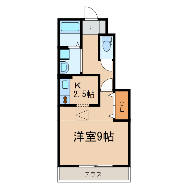 エスペランサ（篠木町）の間取り