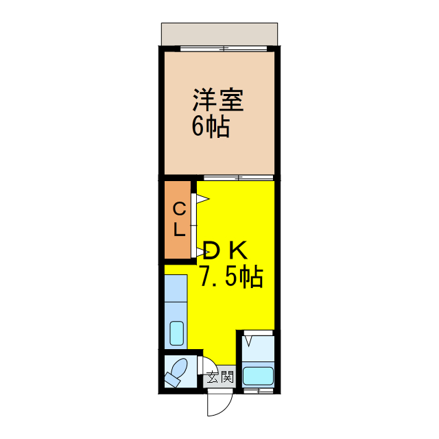 大丸アパートの間取り