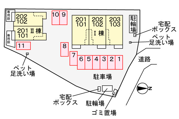 【加古川市加古川町友沢のアパートのその他共有部分】