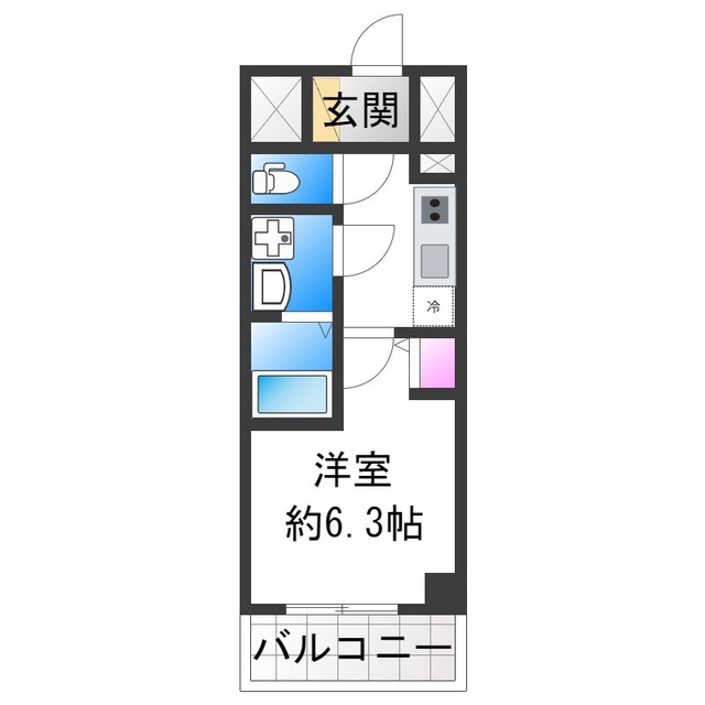 エスリード長居公園PARK AVENUEの間取り