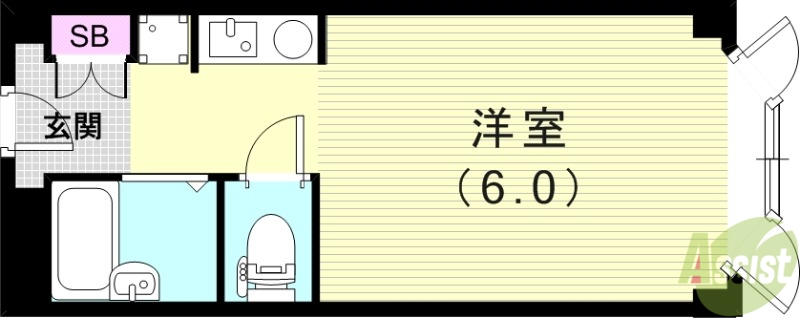 龍野ビルの間取り