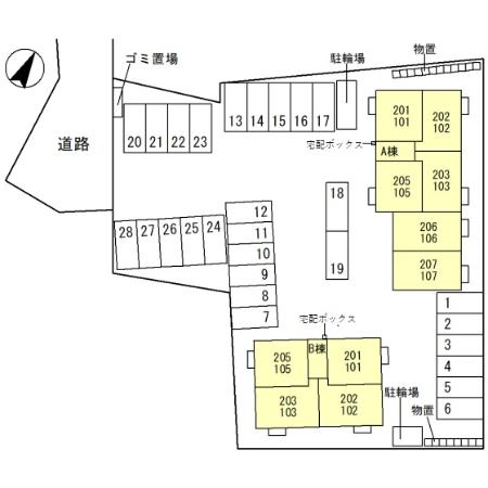 【シェレトワレ上冨居　Ｂ棟のその他】