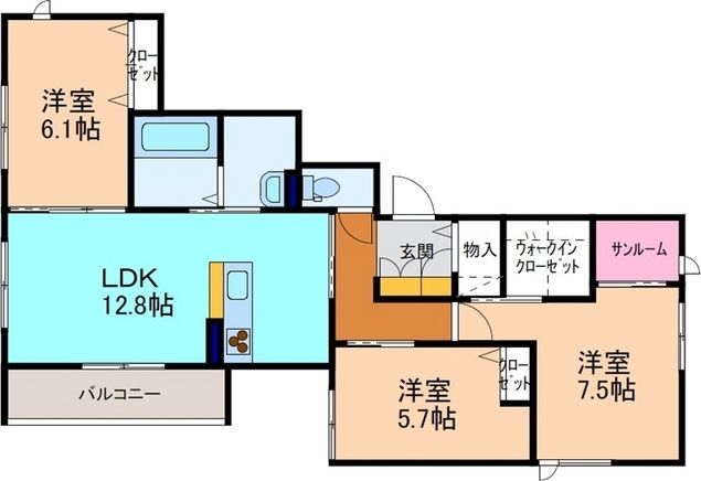 ウィステリア堀川小泉の間取り