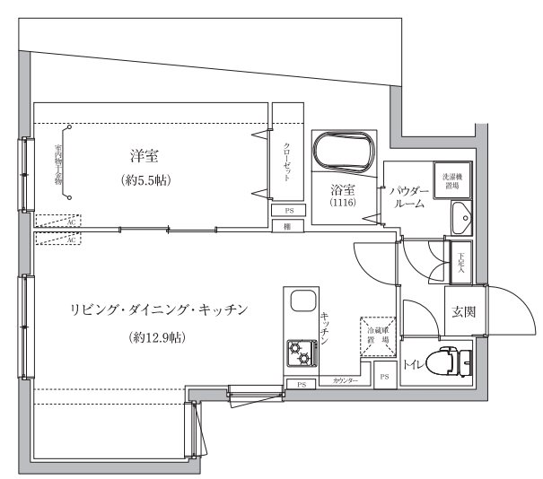 ベルシードステアー目黒武蔵小山の間取り