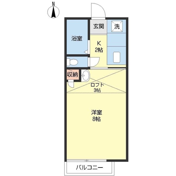 ロフティハイマートの間取り