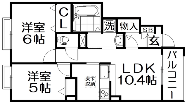 コネスールの間取り