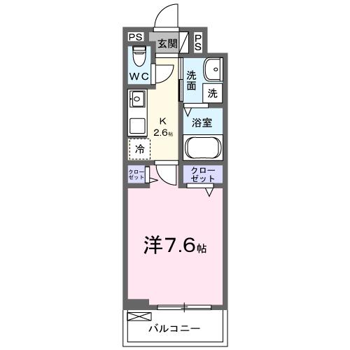 仮称；滝台２丁目アパートの間取り