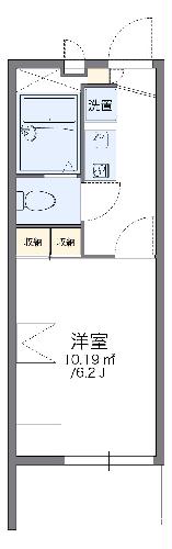 レオパレスソフィア中原の間取り