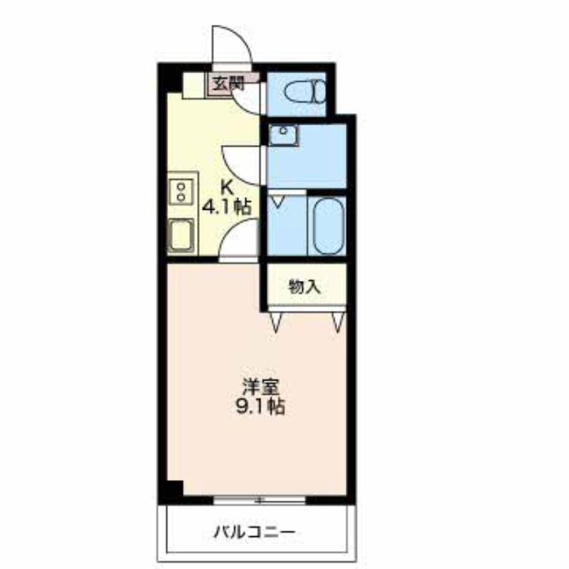 メゾン東掛尾の間取り