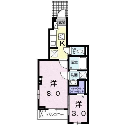 メルベージュ　IIの間取り