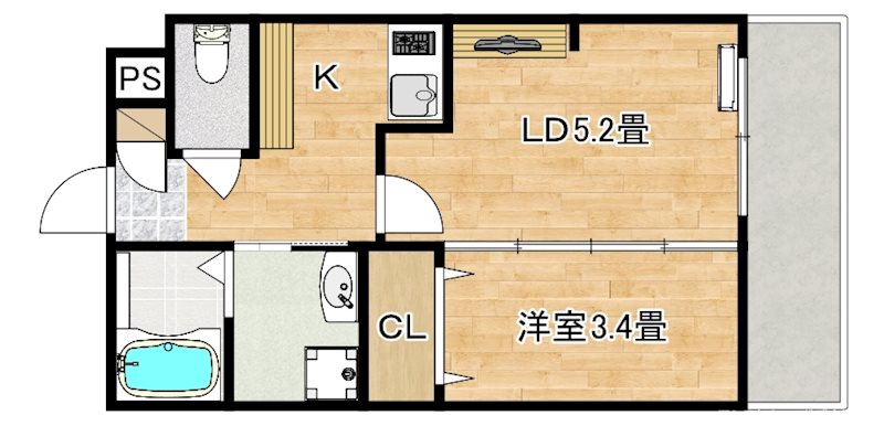 ジーイーシスの間取り