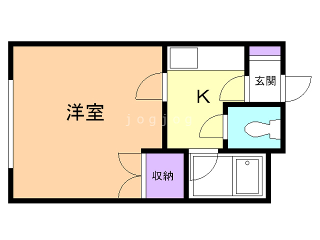 コットンハウス１の間取り