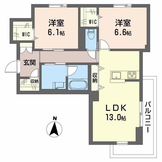 べレオ東町の間取り