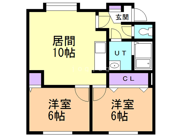 ユーコーポ　Ｃの間取り