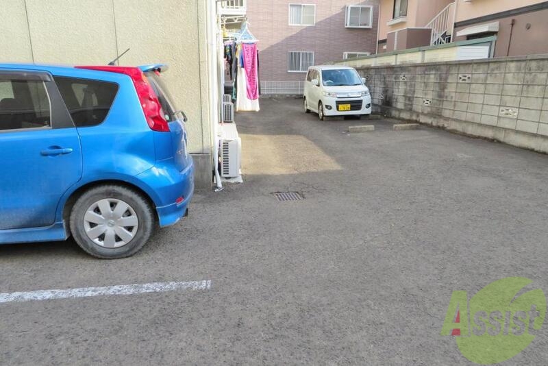 【仙台市太白区柳生のアパートの駐車場】