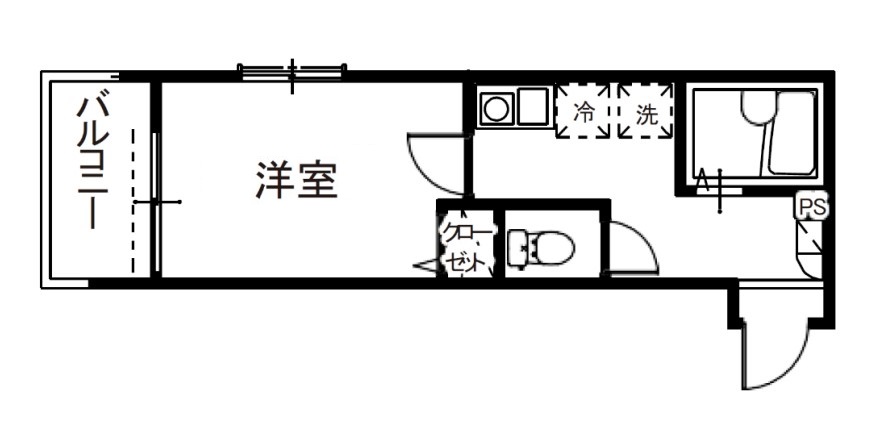 ＭＥＬＤＩＡ雑色の間取り