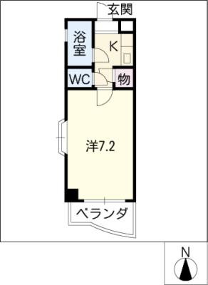 アジュールＩＴＯの間取り