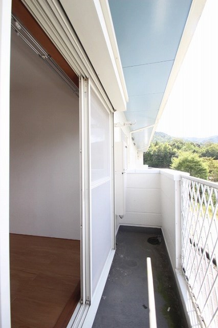 バルコニー　写真は別号室のものです。