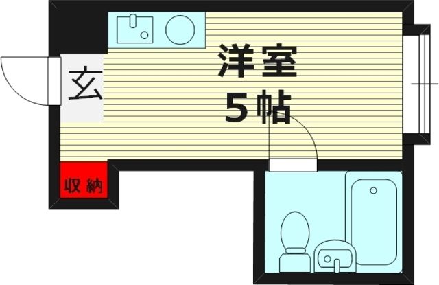 【大阪市都島区中野町のマンションの間取り】