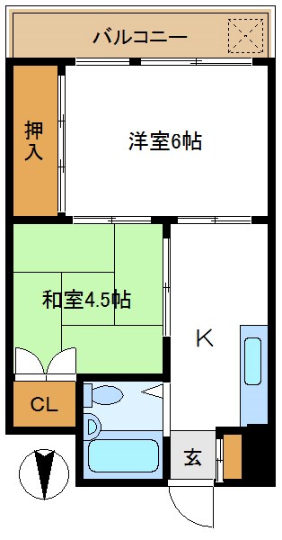 葛飾区立石のマンションの間取り