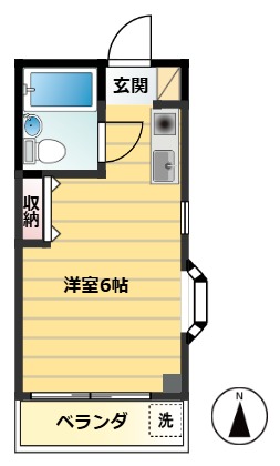 ハイツ新代田の間取り