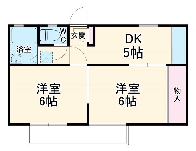 船橋市西習志野のアパートの間取り