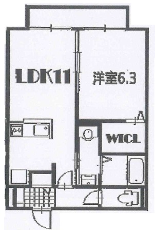 コスモス８－８の間取り