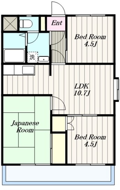 ヴィーウェルマンションの間取り