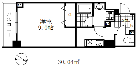 ステディ・三宮の間取り